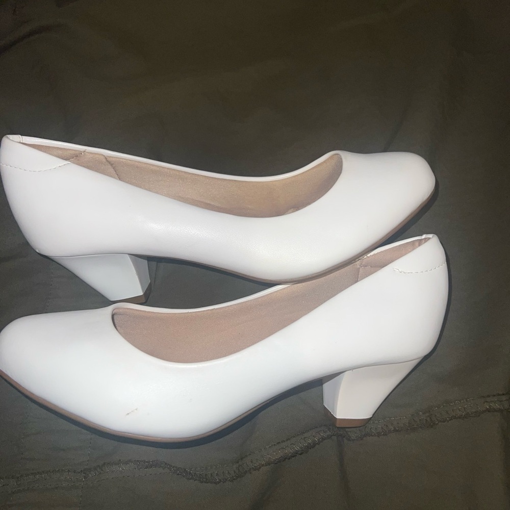 Elegant White Women's Heels